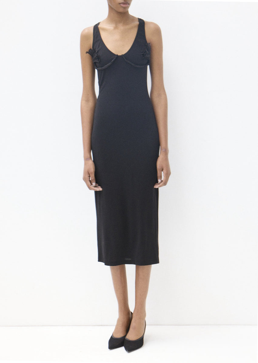 COSIMINA TANK DRESS in BLACK – Nensi Dojaka Shop