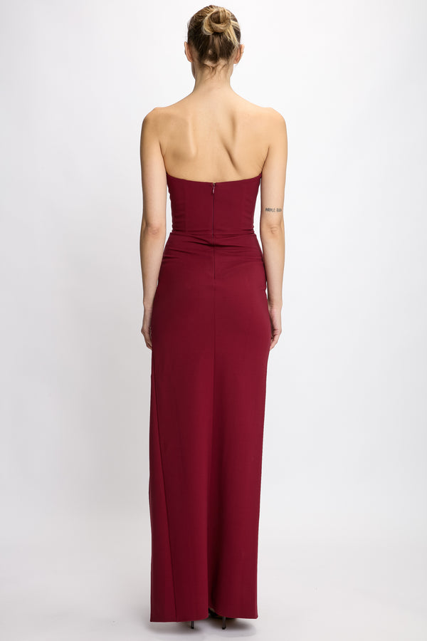 own the night strapless maxi dress lulus Lovely Red - Dress - Dress - Gown - $72.00 Hand Wash Cold LONG FITTED DRESS WITH VOLUTE