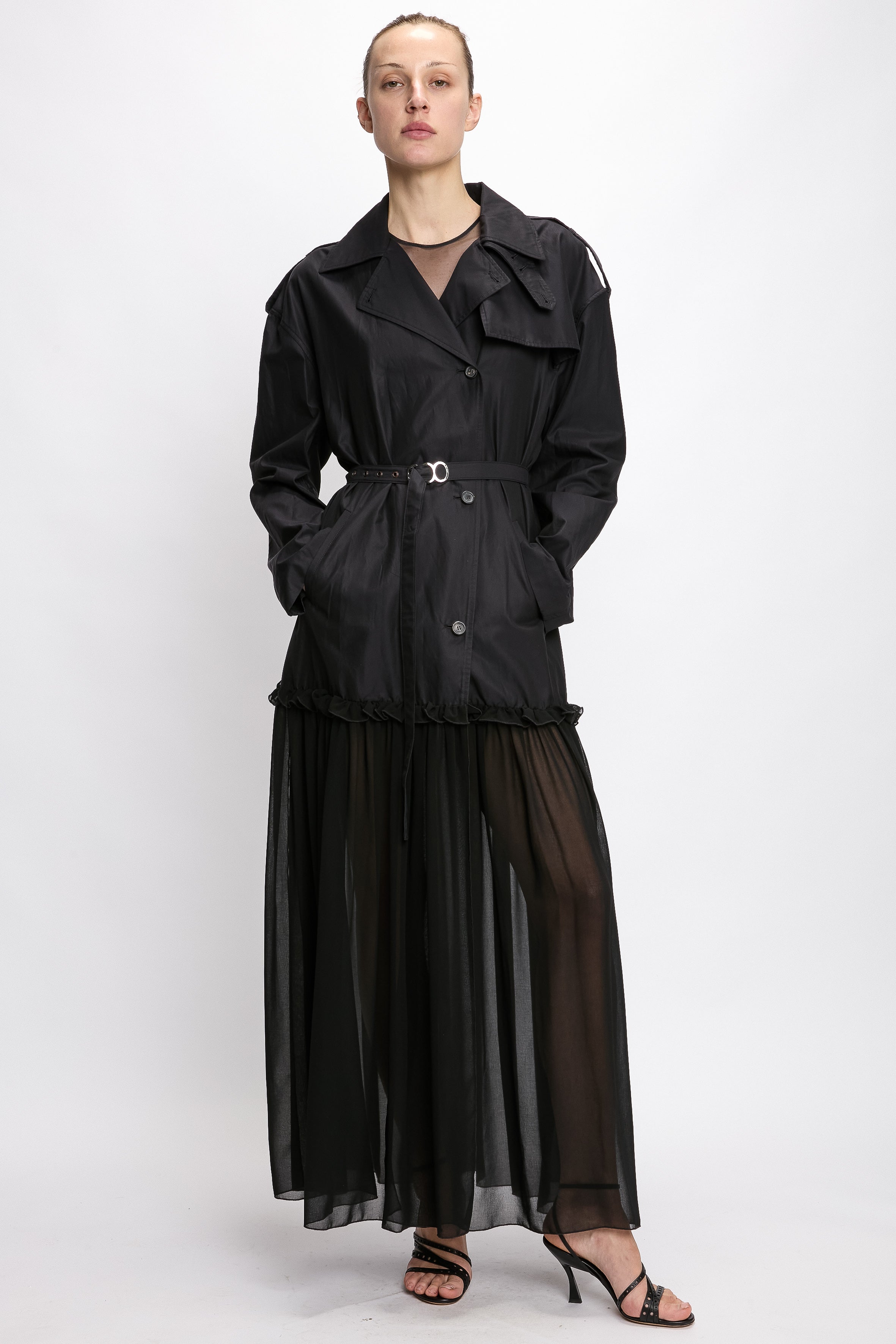 MIA HYBRID TRENCH COAT – Nensi Dojaka Shop