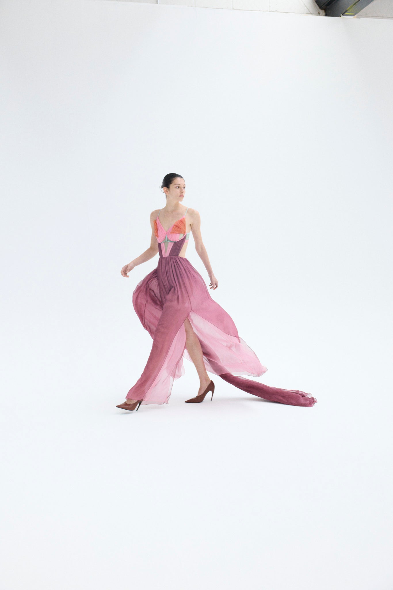 nensi dojaka dress pink Heartbeat sequined asymmetric minidress in pink - Nensi Dojaka